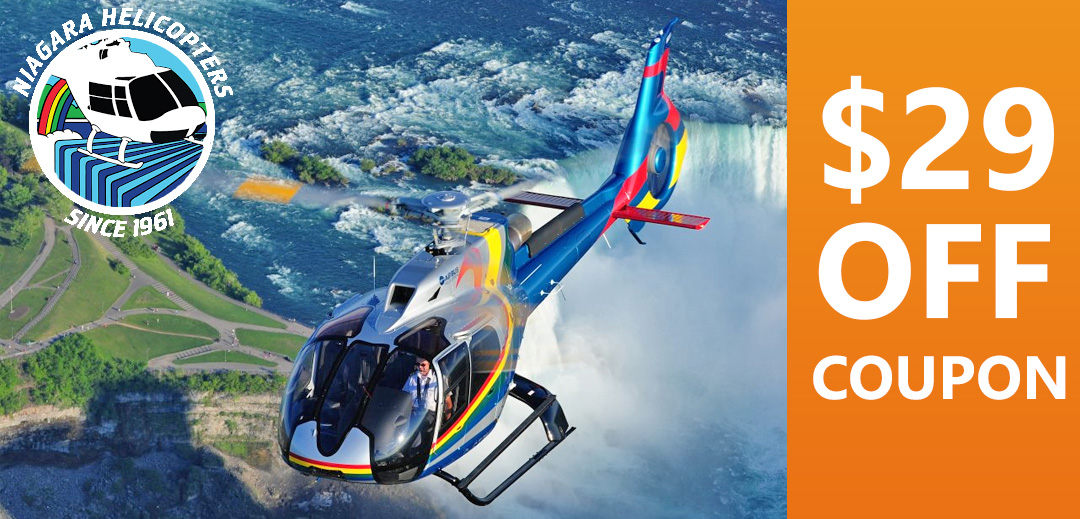 Niagara Helicopters 29 Dollars Off Coupon